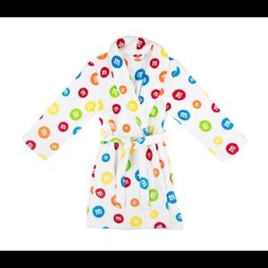 M&M fuzzy White Robe